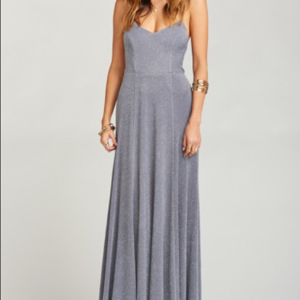NWT show me your mumu godshaw goddess gown smoke - Picture 5 of 5